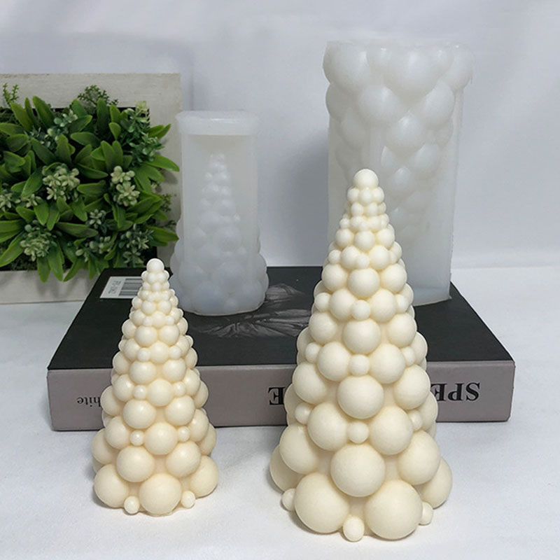 3D Bubble Christmas Tree Silic - đánh giá và giá Candle Making Kits
