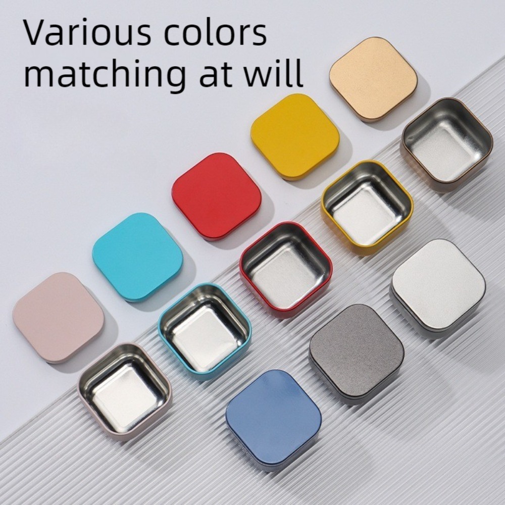 20PCS Empty Square Candle Jars - đánh giá và giá Tin Container Lid