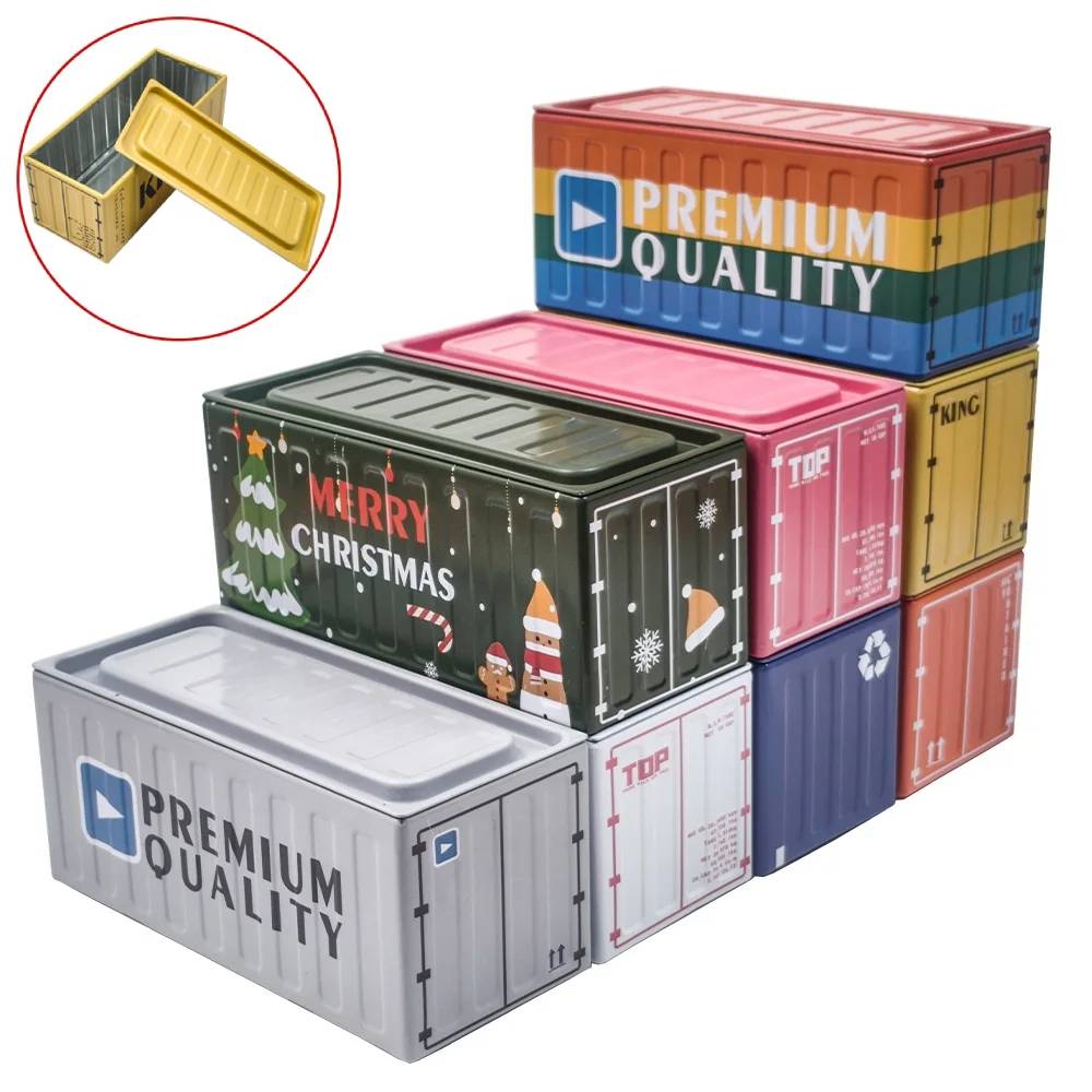 Container Shape Tin Box, Metal - đánh giá và giá Tin Container Lid