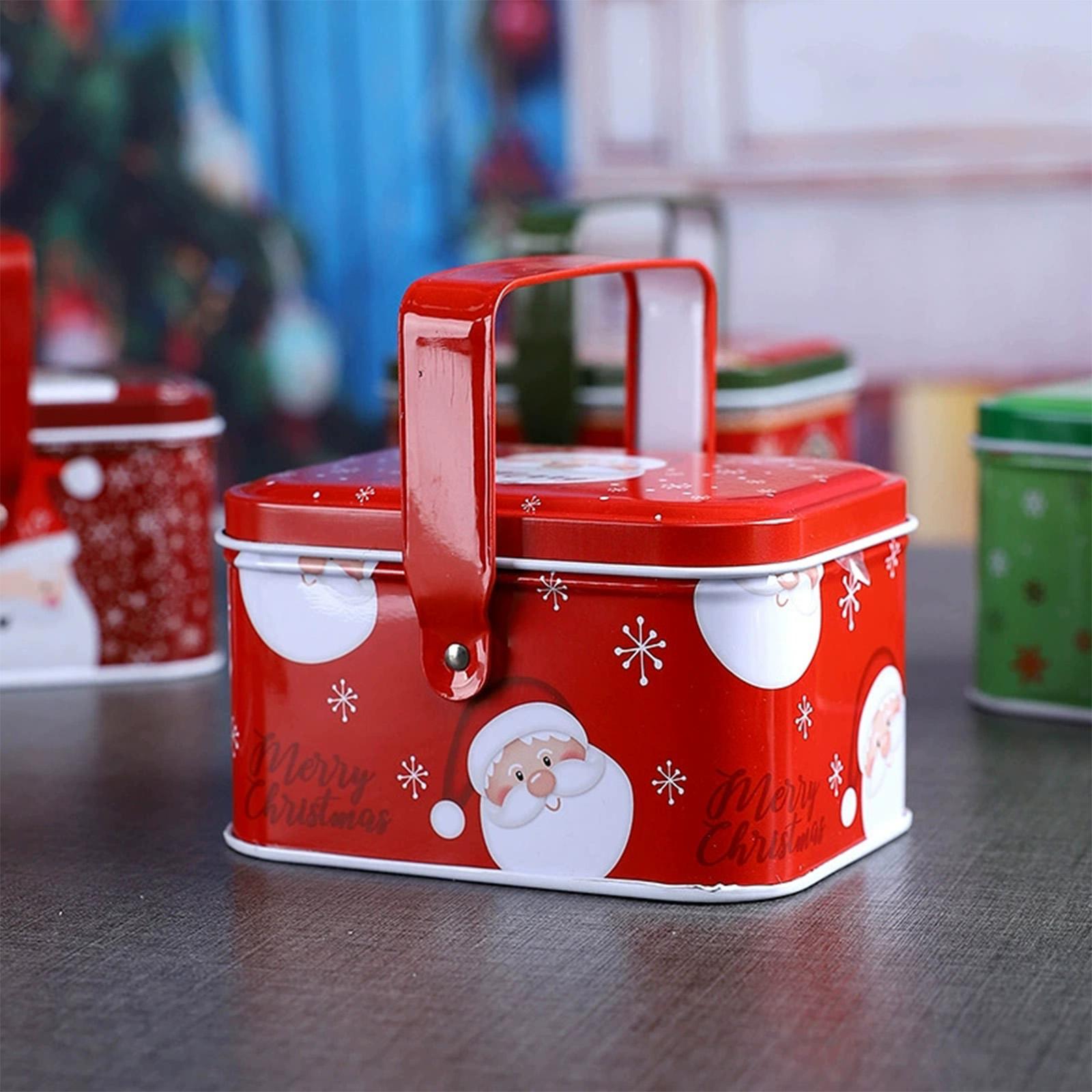Christmas Cookie Tins Metal Sa - đánh giá và giá Tin Container Lid