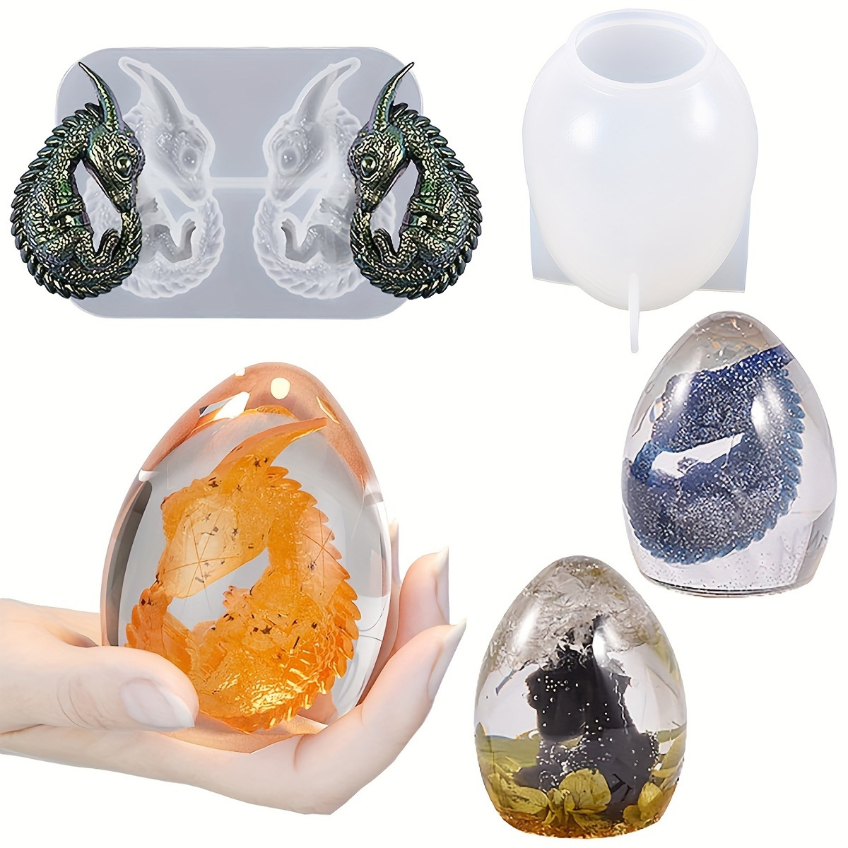 Silicone Dragon Egg Molds, 2-P - đánh giá và giá Candle Making Tutorial