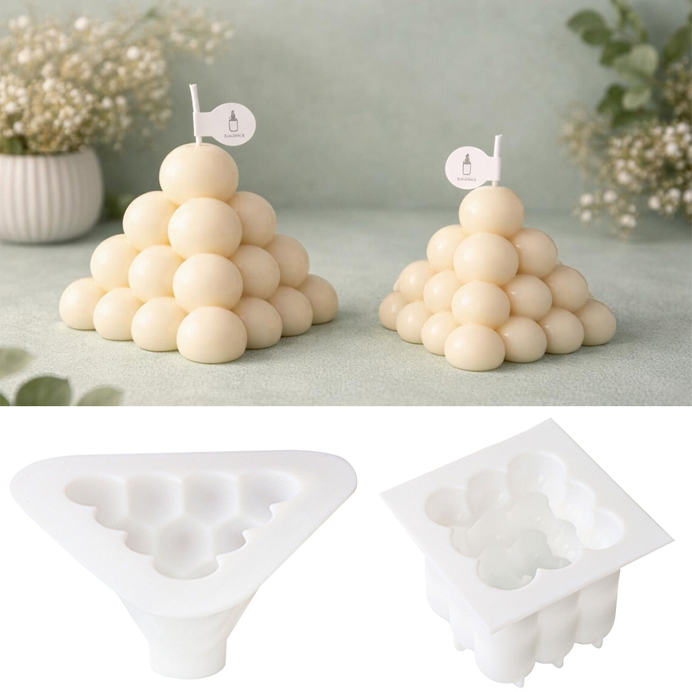 3D Bubble Cube Silicone Candle - đánh giá và giá Candle Making Kits